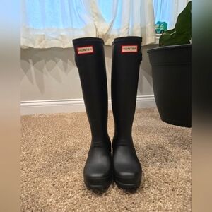 Hunter Original Tall Rain Boots, size 5, 36